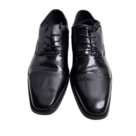 mens casual black dress shoes Stacy Adams Sync 10 Men's Black main image 1